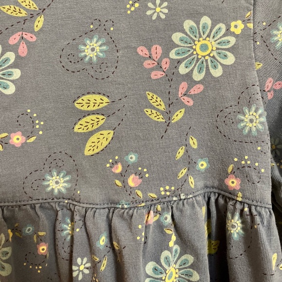 Floral toddler knit dress by Land’s End, size 4T - Picture 3 of 4